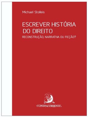 cover image of Escrever história do direito